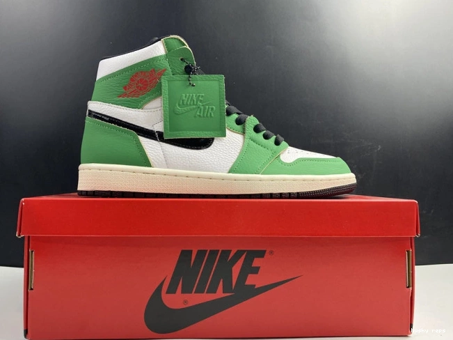 Cheap Husky Air DB4612-300 Retro Lucky Green Jordan High 1 0815